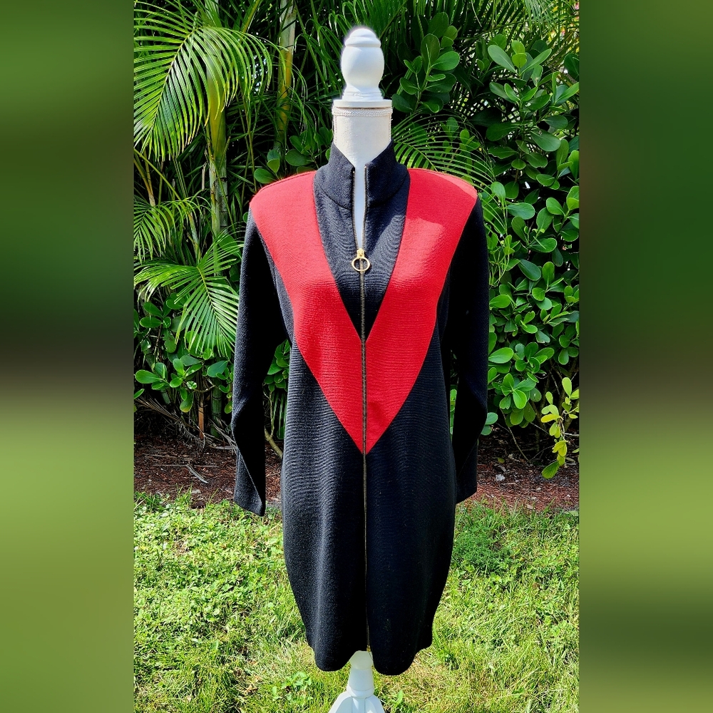 Knit Zippered Dress